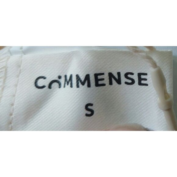 NWT Commense Women's Black Criss Cross Backless Split Midi Dress Size Small - Picture 2 of 7